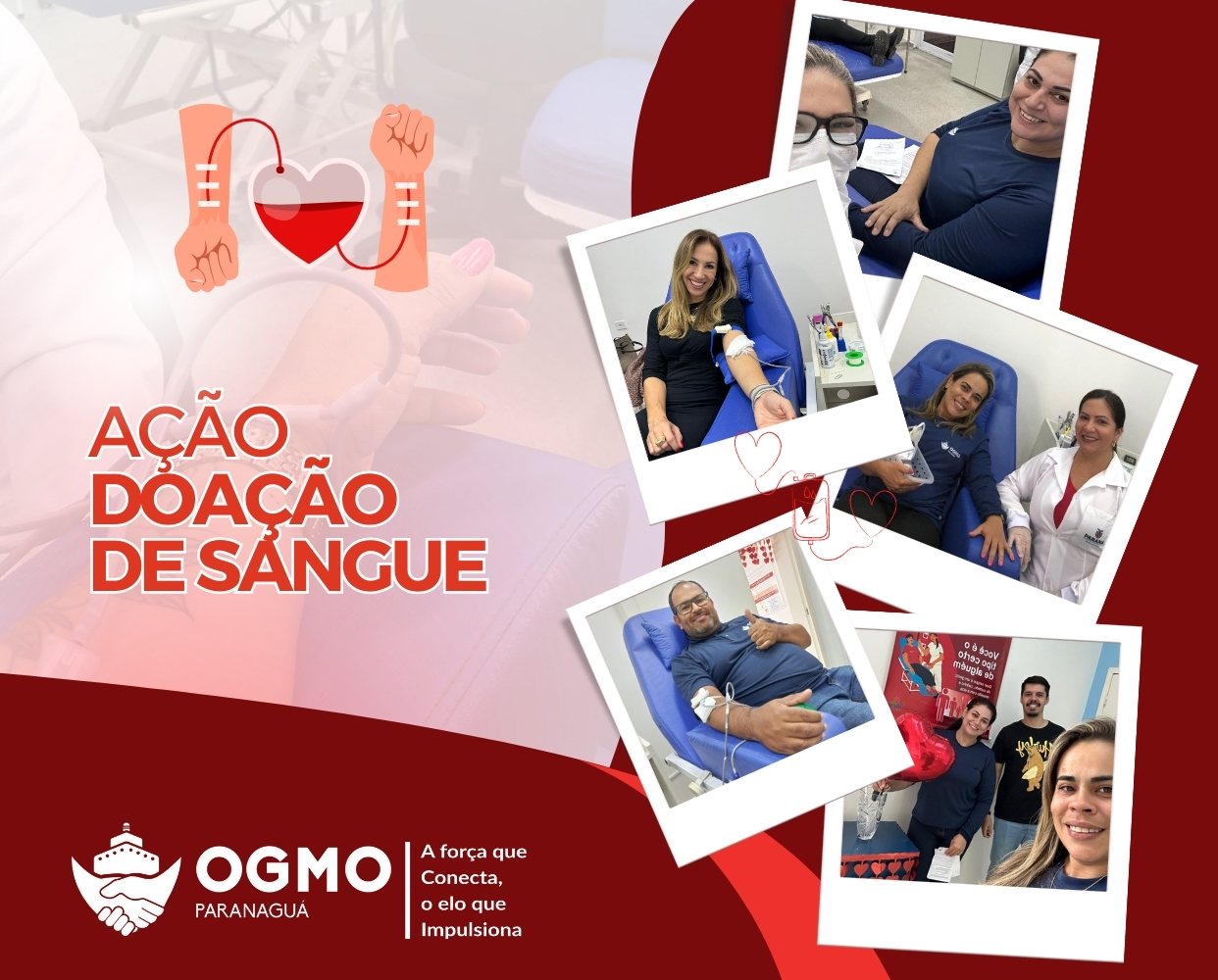 OGMO/Paranaguá promove ação de doação de sangue em comemoração ao Dia Mundial do Doador de Sangue 2024